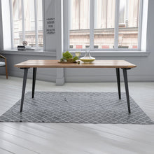 Load image into Gallery viewer, Serenity Dining Table XL (6x3 feet) - Solid Teak/Walnut/Oak Wood
