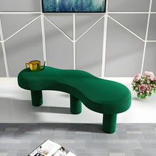 Load image into Gallery viewer, Dana Upholstered Bench - Unique Organic Shape for Modern, Naturalistic Interiors

