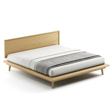 Load image into Gallery viewer, Bon Bed - Solid Teak/Walnut/Oak Wood (King)
