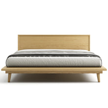 Load image into Gallery viewer, Bon Bed - Solid Teak/Walnut/Oak Wood (King)
