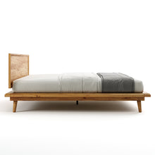 Load image into Gallery viewer, Bon Bed - Solid Teak/Walnut/Oak Wood (King)
