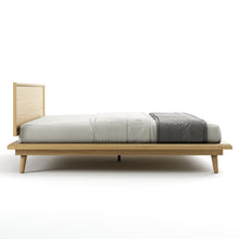 Load image into Gallery viewer, Bon Bed - Solid Teak/Walnut/Oak Wood (King)
