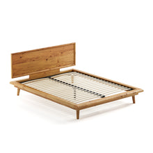 Load image into Gallery viewer, Bon Bed - Solid Teak/Walnut/Oak Wood (Queen)
