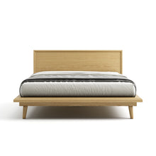 Load image into Gallery viewer, Bon Bed - Solid Teak/Walnut/Oak Wood (Queen)
