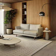 Load image into Gallery viewer, Anne Sofa | 2 Seater | Down-feather Back Cushion (5.6 feet) | Removable Fabric
