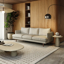 Load image into Gallery viewer, Anne Sofa | 3 Seater | Down-feather Back Cushion (7 feet) | Removable Fabric
