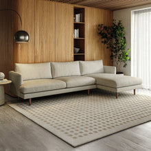 Load image into Gallery viewer, Anne Sofa | L Shaped Sectional | Polyfill Cushion (9.3 feet) XL | Removable Fabric
