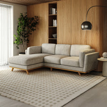 Load image into Gallery viewer, Lumo Sofa | L Shaped Sectional | Polyfill Cushions (7.5 feet)
