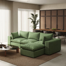 Load image into Gallery viewer, Node 2.0 Sofa | 3 Seater Sofa (9 feet) with Ottoman
