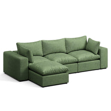 Load image into Gallery viewer, Node 2.0 Sofa | 3 Seater Sofa (9 feet) with Ottoman
