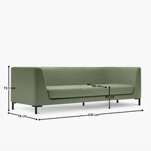 Load image into Gallery viewer, Seth Box 4 Seater Sofa - 90.5"
