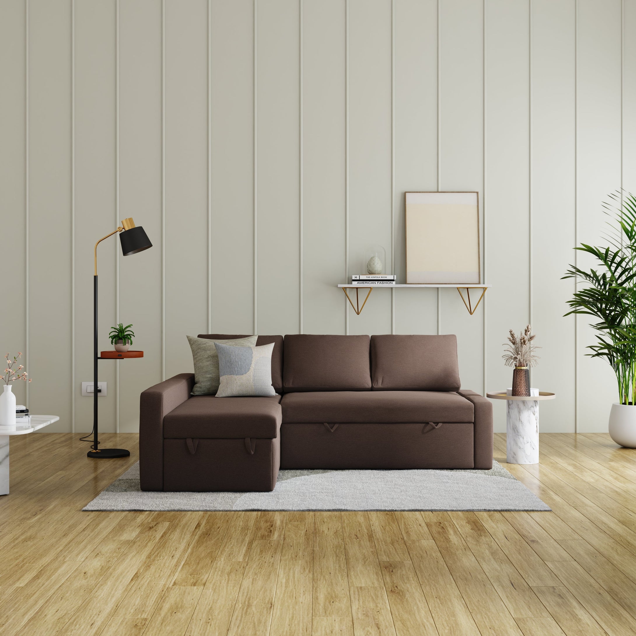 Callie Sofa Cum Bed, Left Aligned