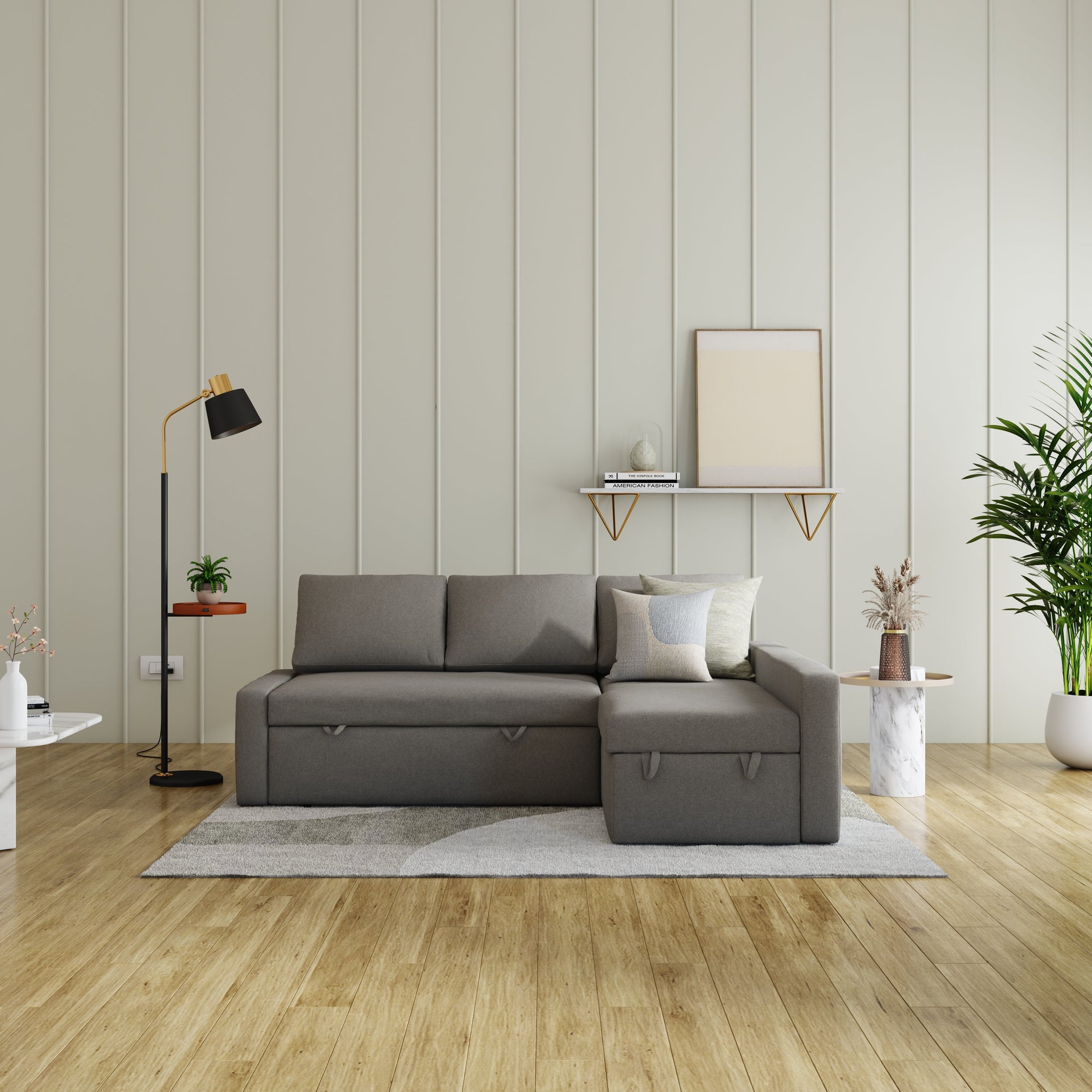 Callie Sofa Cum Bed, Right Aligned