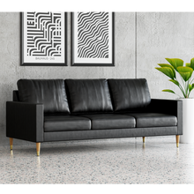 Load image into Gallery viewer, Lore Sofa | 3 Seater Italian Leather Sofa (7 feet)
