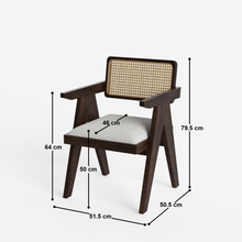 Load image into Gallery viewer, Amor-Pierre Textured Walnut Dining Table Set -  2, 4 &amp; 6 Seater/ All sizes
