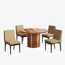 Load image into Gallery viewer, Luis-Lidia Dining Table Set with Premium Trimming -  2, 4 &amp; 6 Seater/ All sizes
