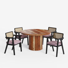 Load image into Gallery viewer, Luis-Bob Dining Table Set with Premium Trimming -  2, 4 &amp; 6 Seater/ All sizes
