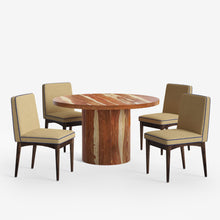 Load image into Gallery viewer, Luis-Lidia Dining Table Set with Premium Trimming -  2, 4 &amp; 6 Seater/ All sizes
