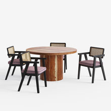 Load image into Gallery viewer, Luis-Bob Dining Table Set with Premium Trimming -  2, 4 &amp; 6 Seater/ All sizes
