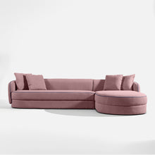 Load image into Gallery viewer, Bianca Curvy Sectional L Shape Sofa - 118"
