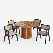 Load image into Gallery viewer, Luis-Bob Dining Table Set with Premium Trimming -  2, 4 &amp; 6 Seater/ All sizes
