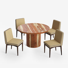 Load image into Gallery viewer, Luis-Lidia Dining Table Set with Premium Trimming -  2, 4 &amp; 6 Seater/ All sizes
