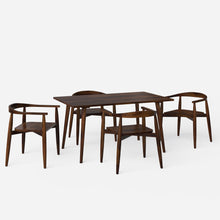 Load image into Gallery viewer, Helena Millie Walnut Dining Table Set - 4 &amp; 6 Seater/All sizes
