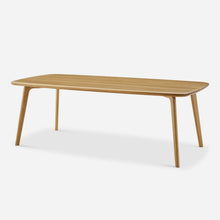 Load image into Gallery viewer, Kosha Dining Table (7 feet) - Solid Teak/Walnut/Oak Wood
