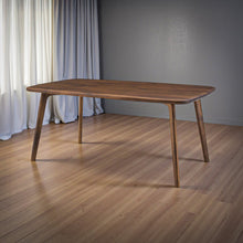 Load image into Gallery viewer, Kosha Dining Table (6 feet) - Solid Teak/Walnut/Oak Wood
