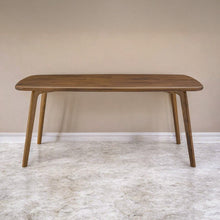 Load image into Gallery viewer, Kosha Dining Table (6 feet) - Solid Teak/Walnut/Oak Wood
