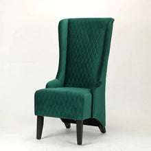 Load image into Gallery viewer, Victorian Velvet Wing Chair
