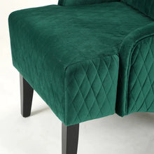 Load image into Gallery viewer, Victorian Velvet Wing Chair
