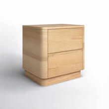 Load image into Gallery viewer, Aari Bedside Table | Solid Walnut/Teak/Oak Wood | 1.5 Feet Length
