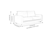 Load image into Gallery viewer, Amber 2 Seater fabric Sofa
