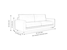 Load image into Gallery viewer, Amber 3 Seater Fabric Sofa
