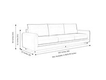 Load image into Gallery viewer, Amber 4 Seater Fabric Sofa
