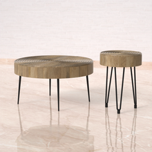 Load image into Gallery viewer, Aspen Round Nesting Coffee Table Set

