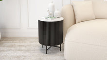 Load image into Gallery viewer, Athena Marble End Table With Metal Legs
