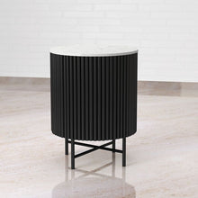 Load image into Gallery viewer, Athena Marble End Table With Metal Legs
