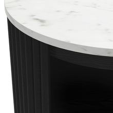 Load image into Gallery viewer, Athena Marble End Table With Metal Legs
