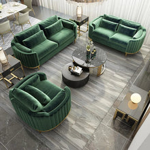 Load image into Gallery viewer, Minta Style Sofa Set In Velvet
