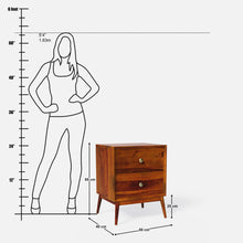 Load image into Gallery viewer, Fran Honey Night Stand
