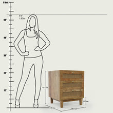 Load image into Gallery viewer, Adelaide Three Drawer Night Stand
