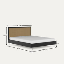 Load image into Gallery viewer, July Low Rattan Bed
