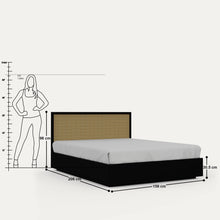 Load image into Gallery viewer, July Solid Wood Hydraulic Storage Bed
