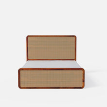 Load image into Gallery viewer, Julius Solid Wood Natural Rattan Bed
