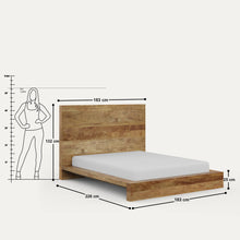 Load image into Gallery viewer, Bay Platform Bed - Solid Wood Beach Style Bed
