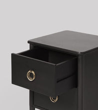 Load image into Gallery viewer, Black Cape Bedside Table
