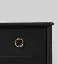 Load image into Gallery viewer, Black Cape Bedside Table
