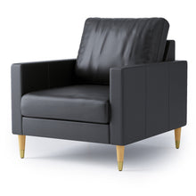 Load image into Gallery viewer, Lore Sofa | 1 Seater Italian Leather Sofa (3 feet)
